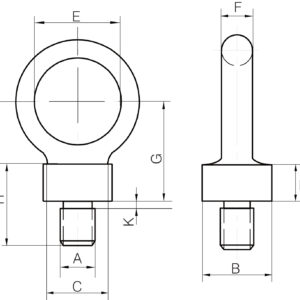 Dynamo Eyebolts to BS 4278 Part 3 1984 - Tested & Certified