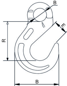 Stainless Steel Eye Type Grab Hook