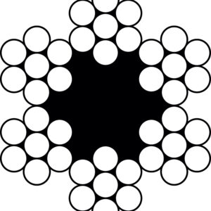 Galvanised Wire Ropes 6x36 FC