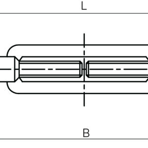 Open body turnbuckles eye eye