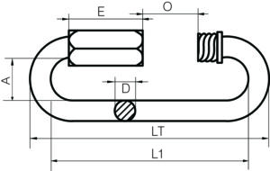 Stainless Steel Long Series Quick Links
