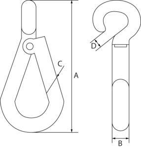 Standard Springhooks to Crue Zinc Plated