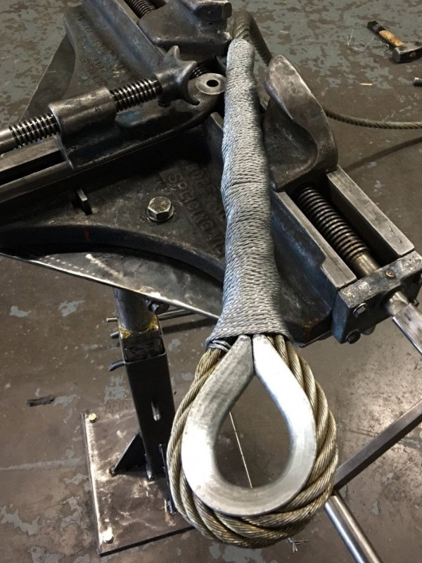 Hand Spliced Wire Served